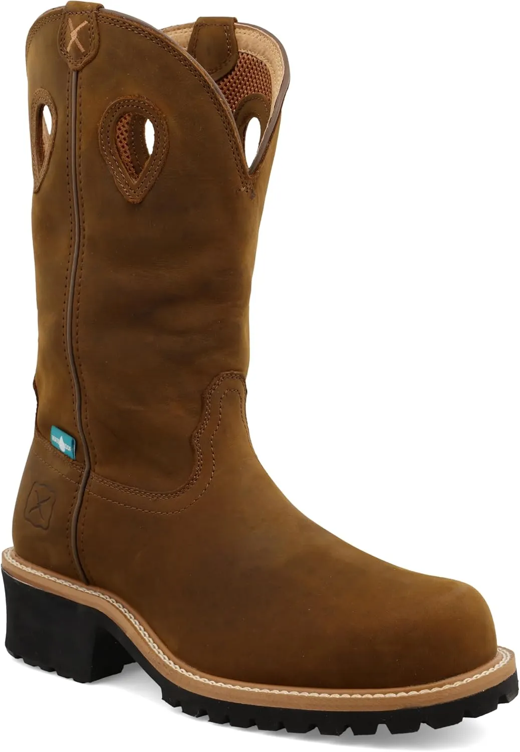Twisted X Men's 12 Inch Western Logger Boot Composite Toe