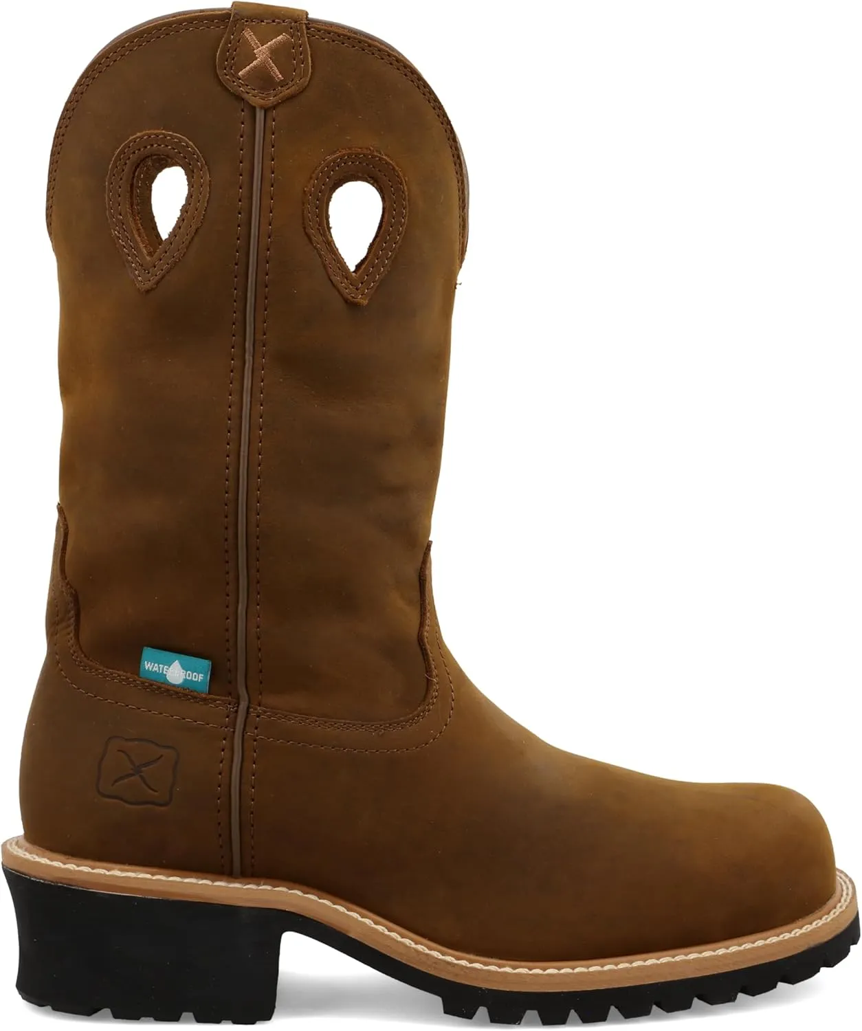 Twisted X Men's 12 Inch Western Logger Boot Composite Toe