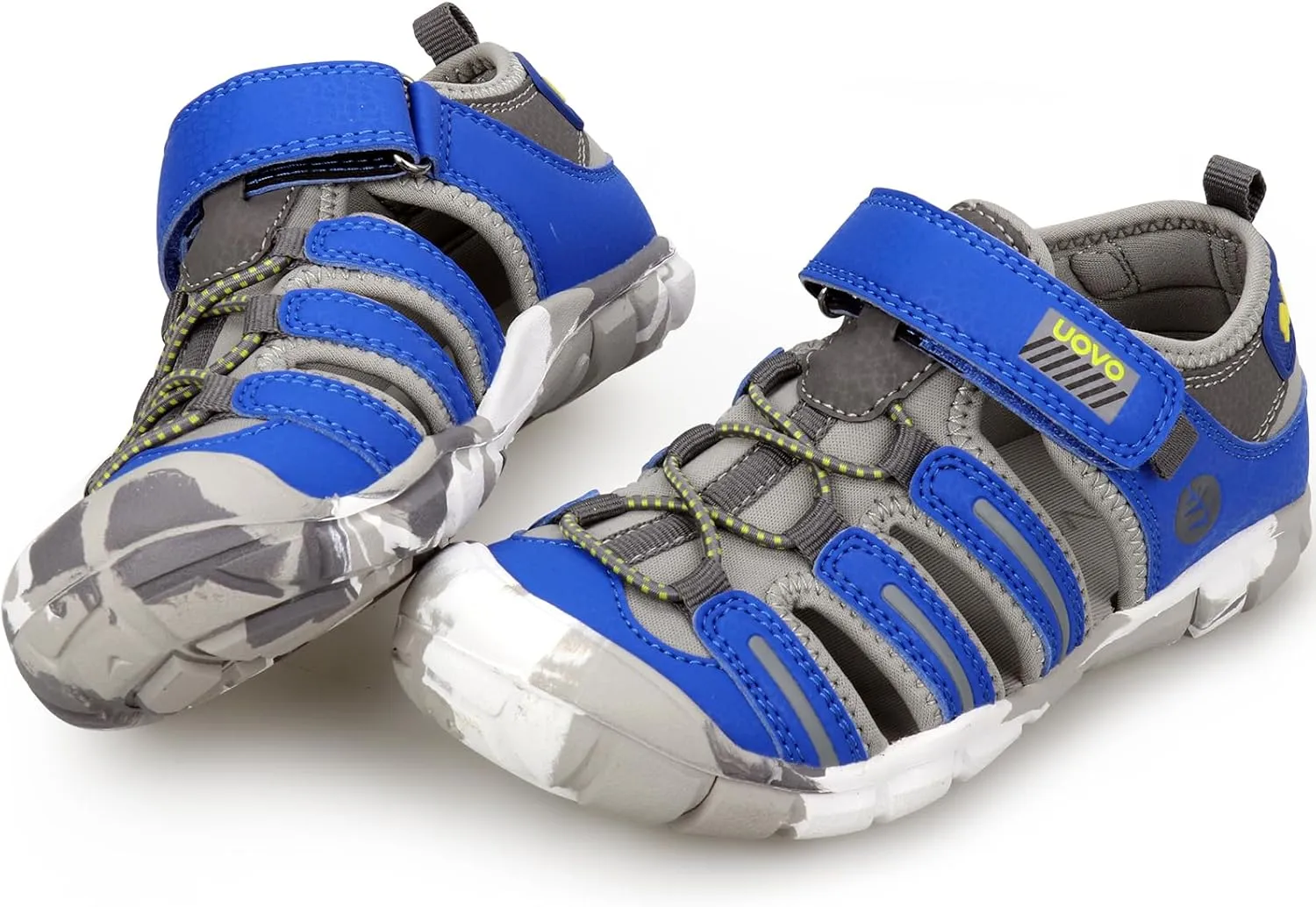 UOVO Boys Girls Sandals Summer Shoes Closed Toe Lightweight Outdoor Athletic Sports (Toddler/Little Kid/Big Kid)