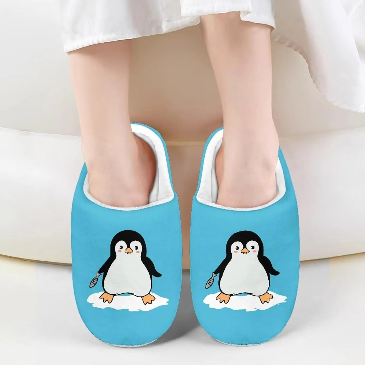 US 9-US 14.9 Unisex Girls and Boys Plush Slippers House Bedroom Shoes Warm Cozy Lightweight Kids Shoes