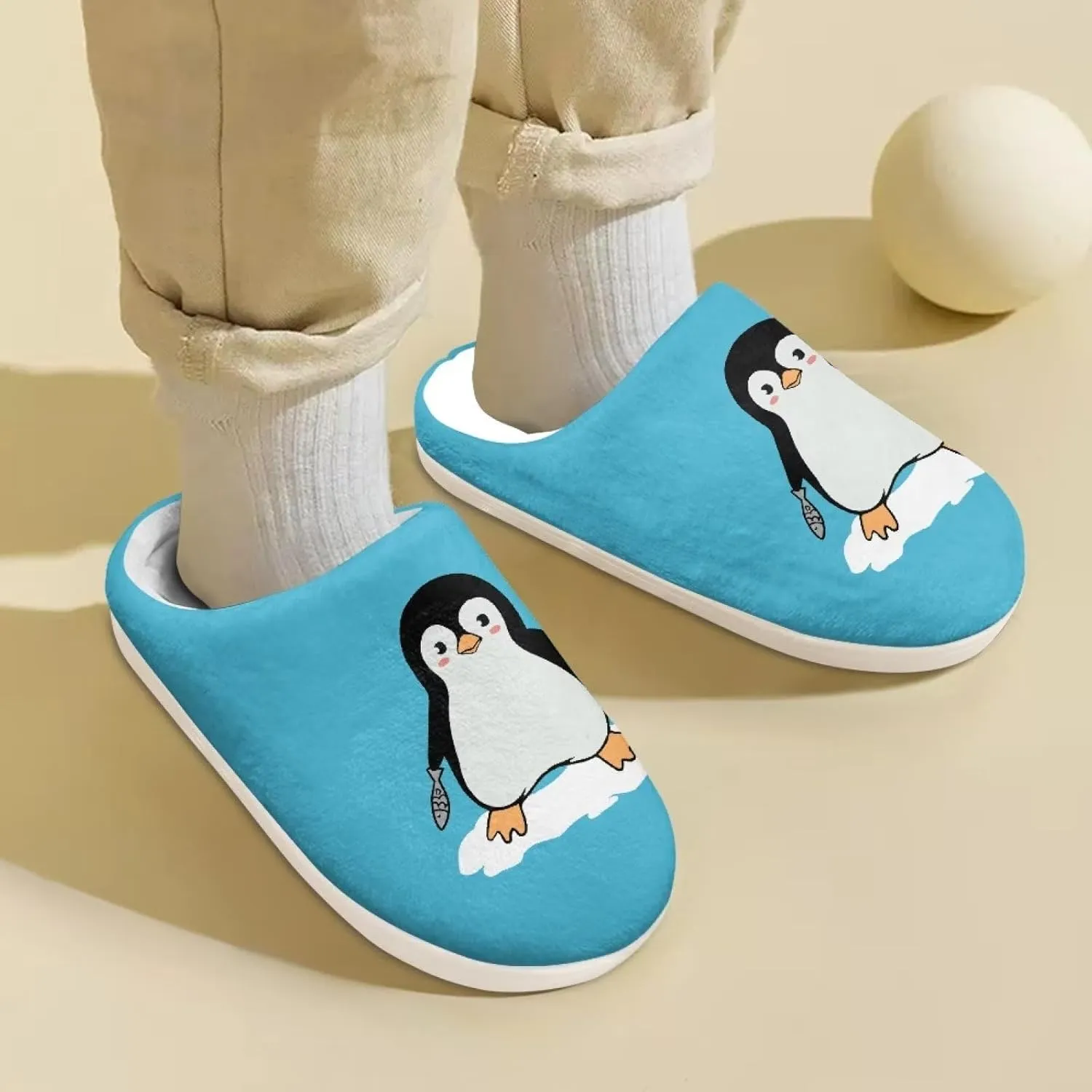 US 9-US 14.9 Unisex Girls and Boys Plush Slippers House Bedroom Shoes Warm Cozy Lightweight Kids Shoes