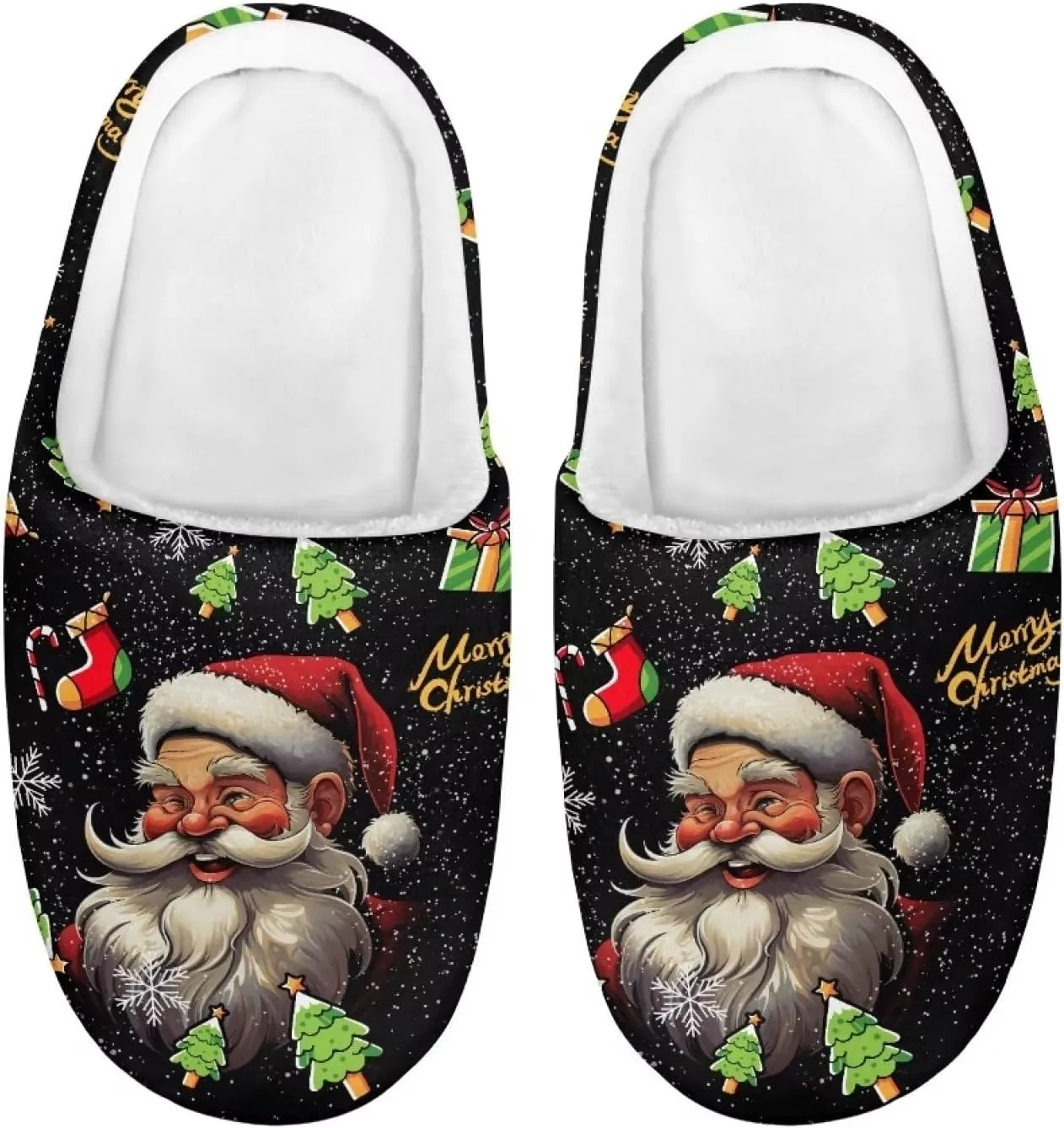 US 9-US 14.9 Unisex Girls and Boys Plush Slippers House Bedroom Shoes Warm Cozy Lightweight Kids Shoes