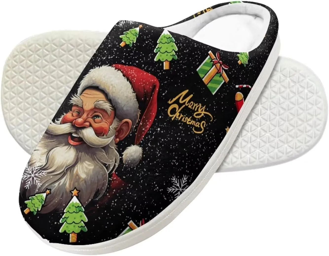 US 9-US 14.9 Unisex Girls and Boys Plush Slippers House Bedroom Shoes Warm Cozy Lightweight Kids Shoes