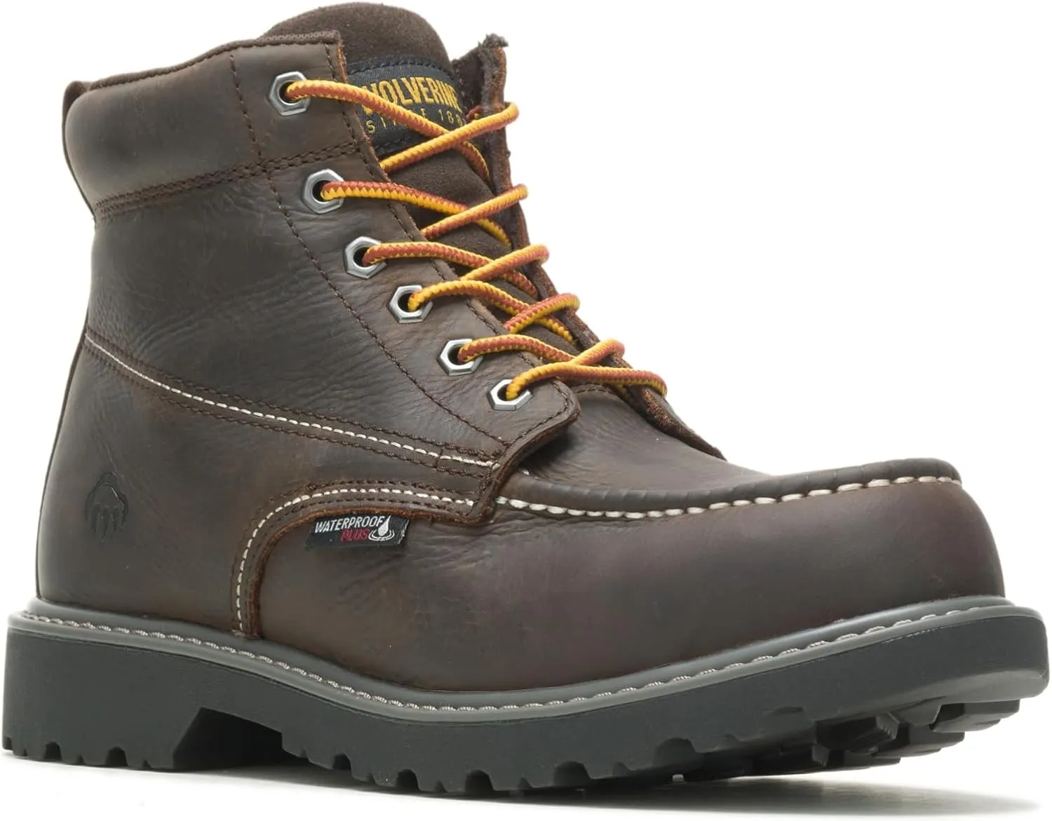 Wolverine Men's Floorhand Moc Toe 6 " Waterproof Boot