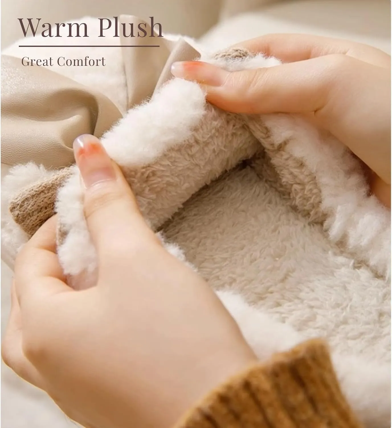 Women Bow Slipper for Home Bedroom Thick Sole Indoor Cute Fuzzy Footwear for Spring/Fall/Winter Holiday Season