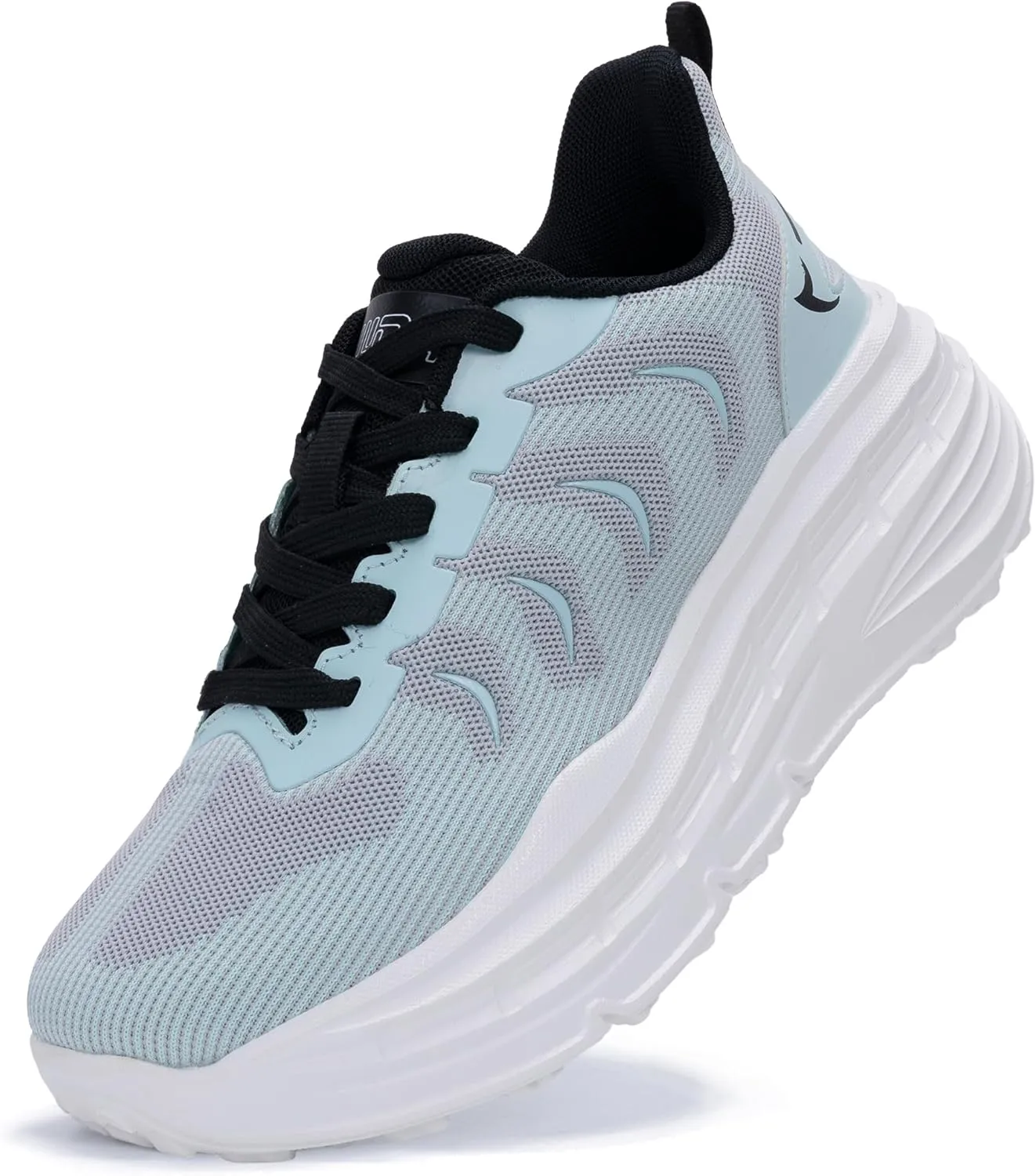 Women's Chunky Platform Sneakers LYNSS 1.0 Lightweight Walking Lace-up Memory Foam Comfortable Casual Sneakers