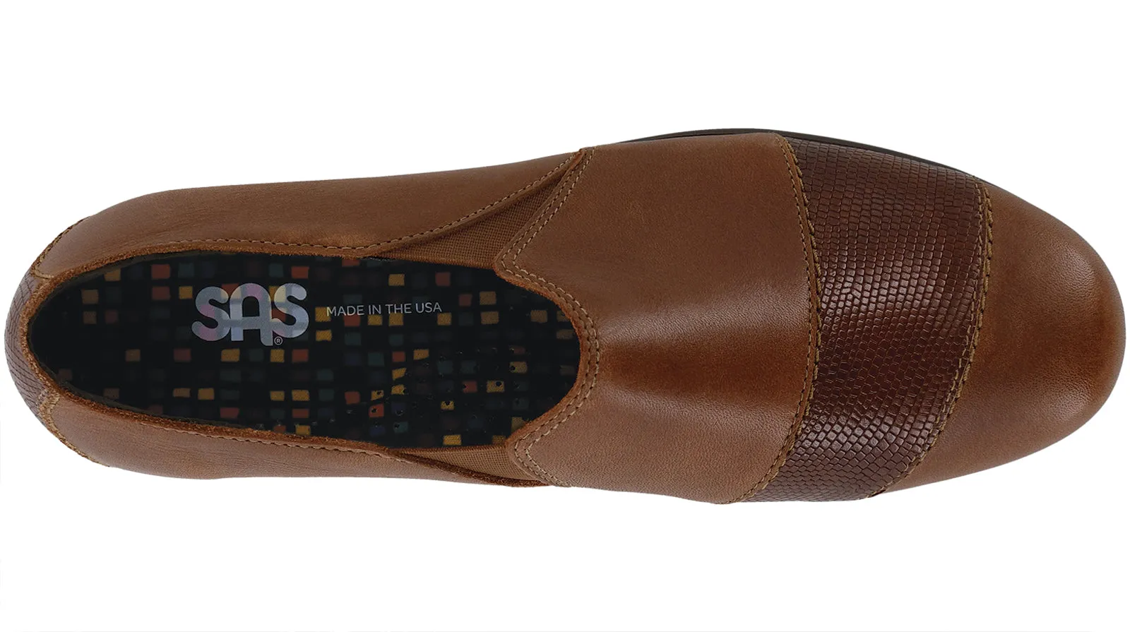 Women's Nora Slip On Loafer in Auburn / Lizard