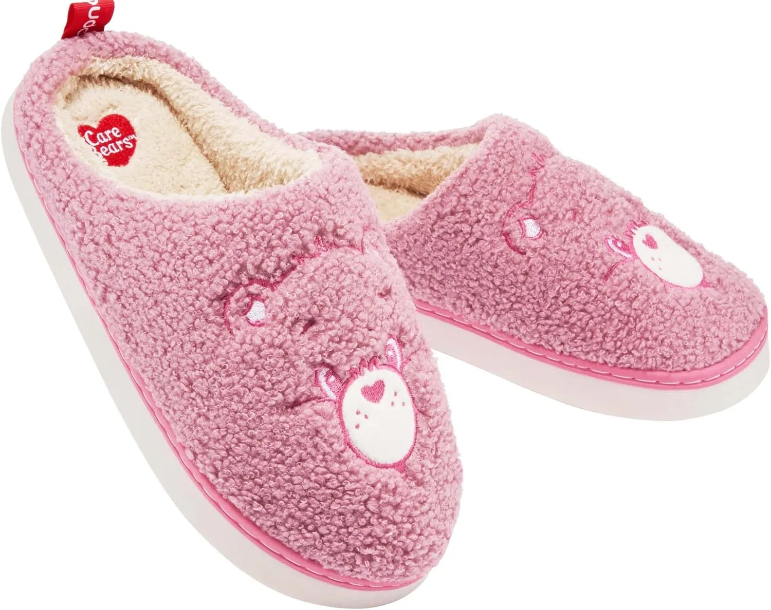 YUNGPRIME Care Bears House Slippers Cozy Slip on Fluffy Scuff Shoes for women and men